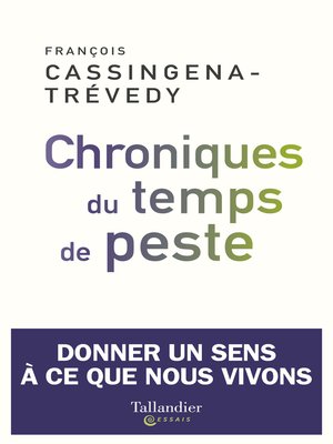 cover image of Chroniques du temps de peste